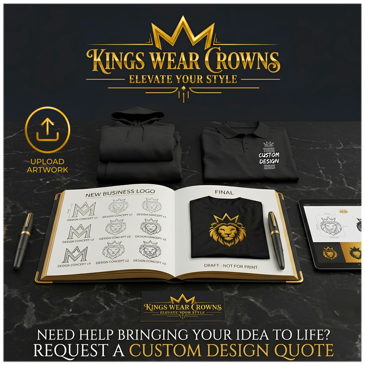 Need Help with Your Design? Request a Custom Design & Quote.